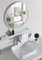 Bathroom Mirror with Shelf