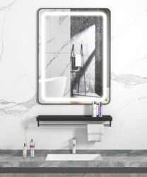 LED Bathroom Mirror with shelf